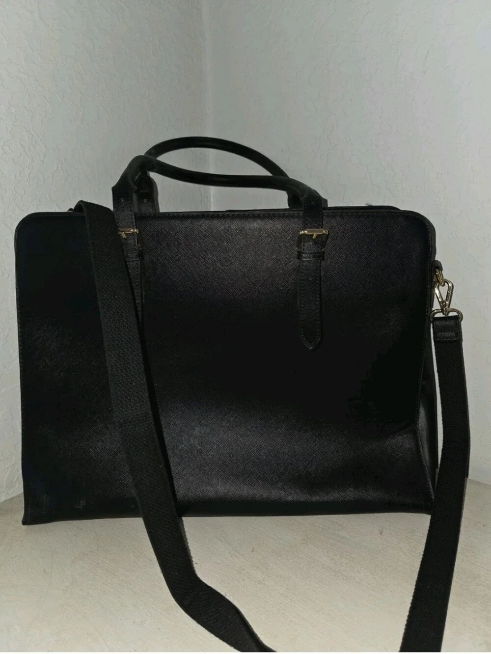 Laptop Bag for Women Leather 15.6 Inch Laptop Work Tote for Computer Bag